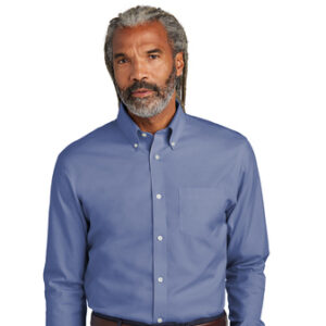 Brooks Brothers® Wrinkle-Free Stretch Pinpoint Shirt (BB18000) [MALE / VARÓN]